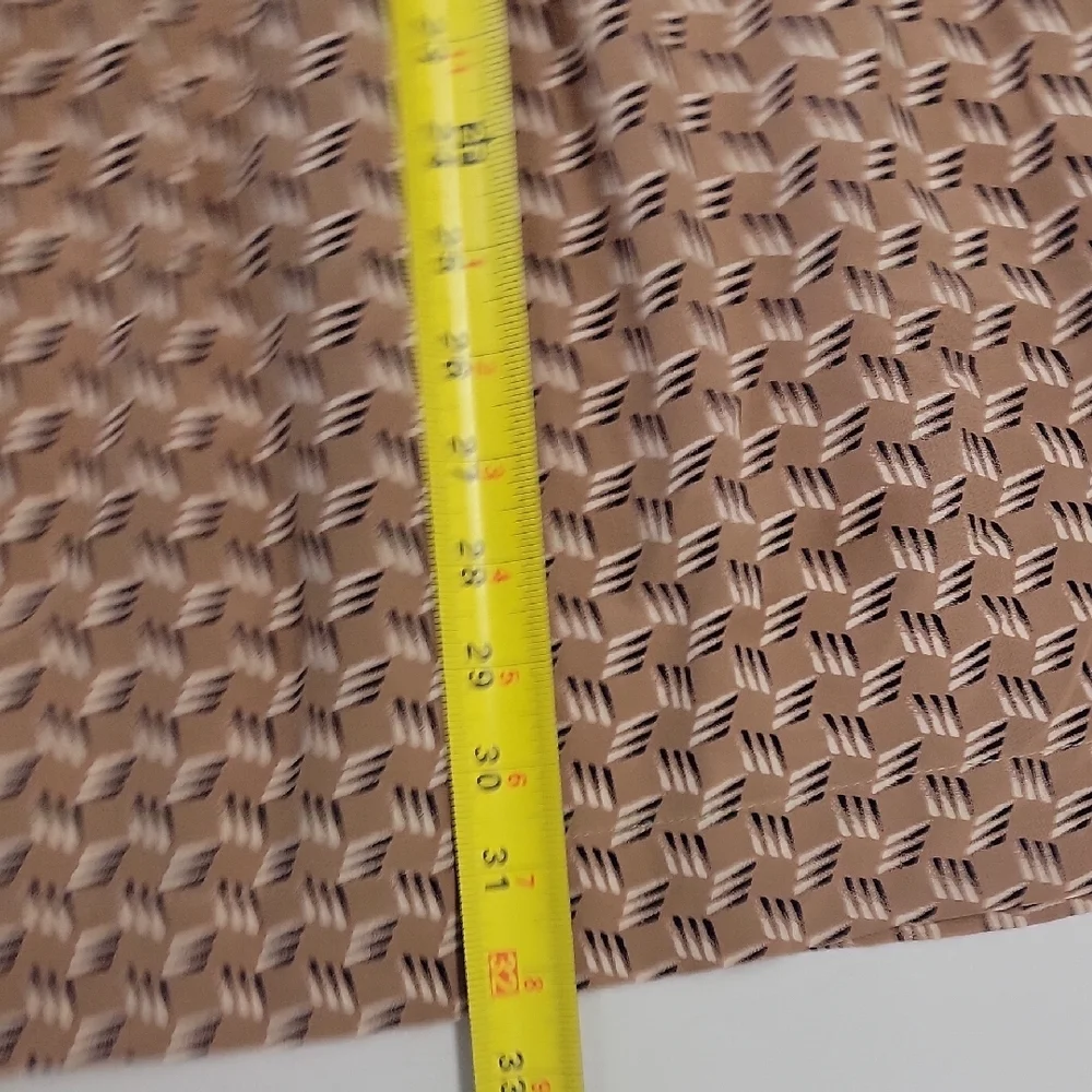 Dior Beige Patterned A-Line Skirt - Picture 14 of 16